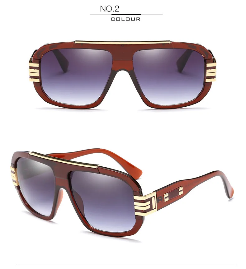 High Quality New Popular Sunglasses Men Brand Designer 2017 Retro Sun Glasses For men Male Sunglass Luxury Mirror UV400 (8)