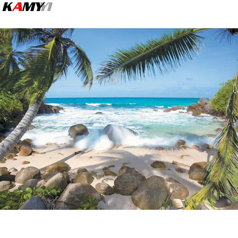 

Full Square/Round Diamond Painting seaside Pictures Of Rhinestones Diamond Mosaic Sale Home Decor Diamond Embroidery XY1