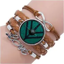 Новое поступление браслет викингов щит лагертха Браслет Ювелирный Cothic стеклянный браслет из кабошона амулет подарки горячая распродажа
