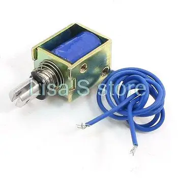 

DC 12V DC 24V 4N 10mm Stroke Open Frame Electromagnetic Linear Solenoid HCNE1-0520 Pull Type