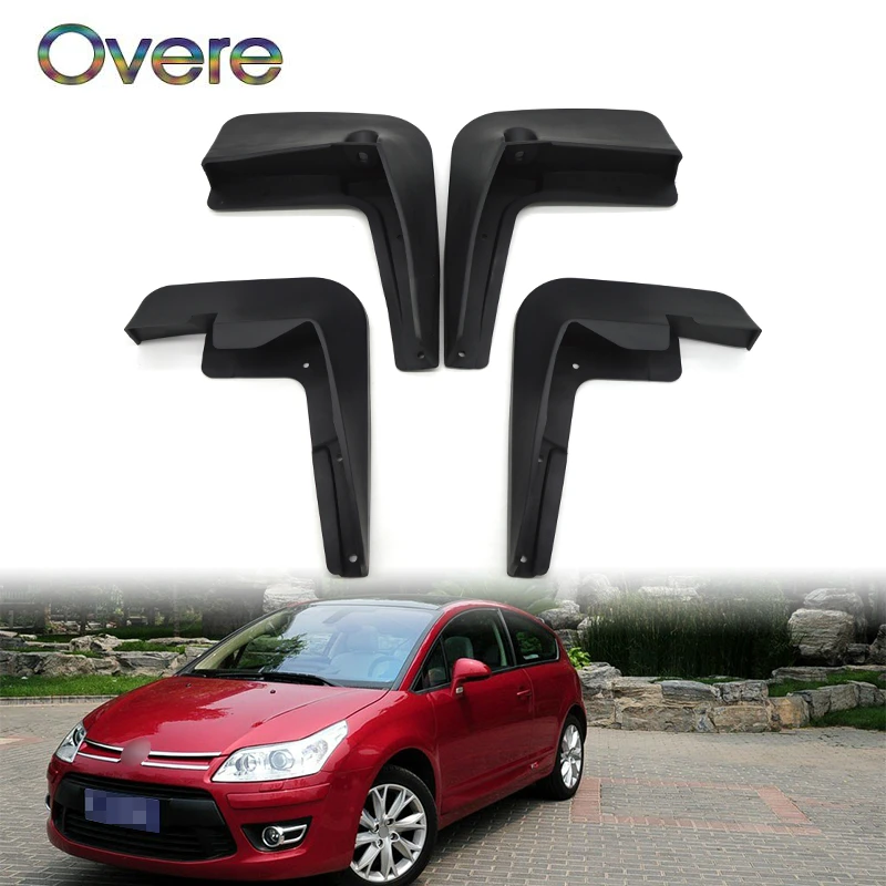 

OVERE Car Front Rear Mudguard For 2004 2005 2006 2007 2008 2009 2010 Citroen C4 Hatchback Accessories Mudflap Car-styling Fender