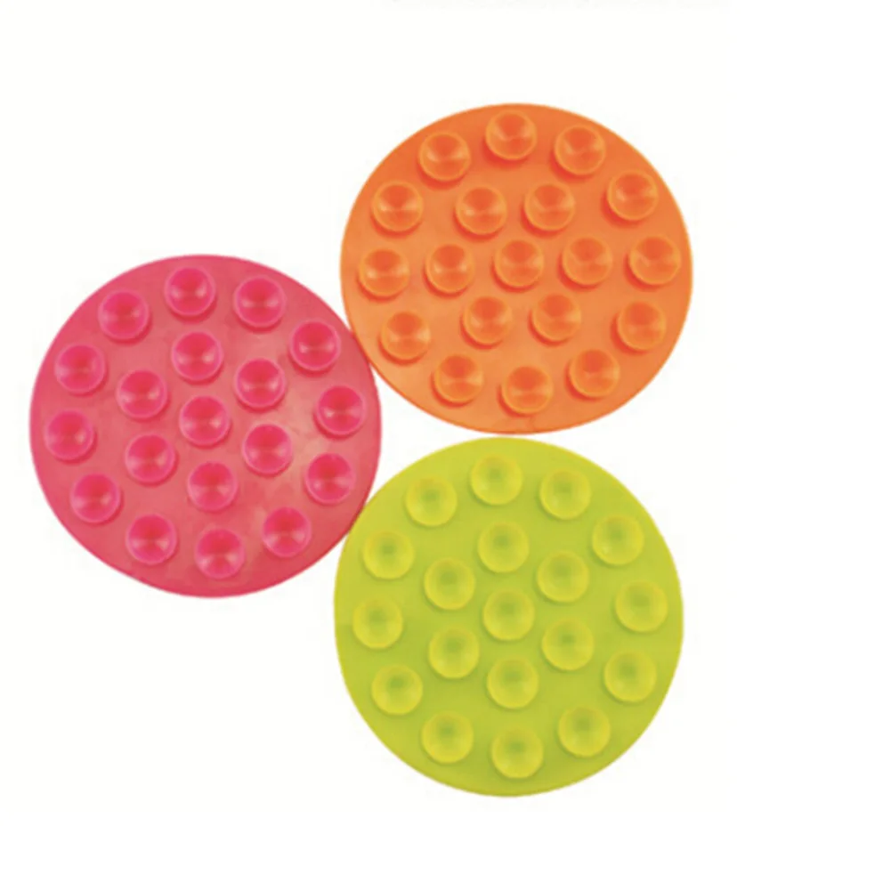 

TPR Double Side Magic Baby Bowl/Cup Non-Slip Mat with 19 pcs Suction Cup Kids and Children's Tableware Sucker Stick 10.5 cm