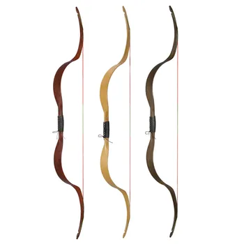 

18lbs Traditional Recurve Bow ET-4 Meng Yuan Crab Bows 48" Draw Length 33" Youth Practice Women Child Beginner Bow Free Shipping
