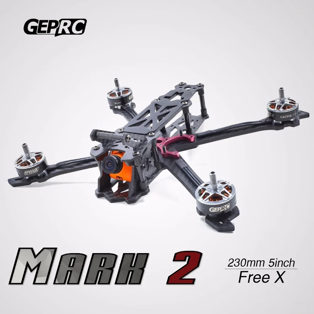 

GEPRC Mark 2 5 inch 230mm FPV Racing Drone Carbon Fiber Frame Kit Freestyle X Quadcopter 4mm Arm GEP 5&quot FPV quadcopter