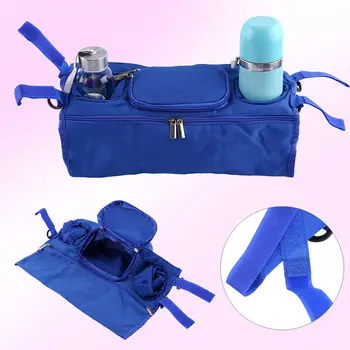 

Baby Pram Stroller Buggy Storage Pushchair Bag Organizer Bottle Cup Pouch Holder Baby Lunch Bags