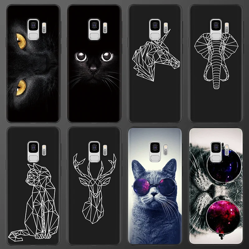 

Cat Pattern Matte Cover For Samsung Galaxy J4 J6 Plus J5 J6 J7 Prime 2015 J3 2016 2017 2018 S10e S8 S9 S10 Plus S6 S7 Edge Cases