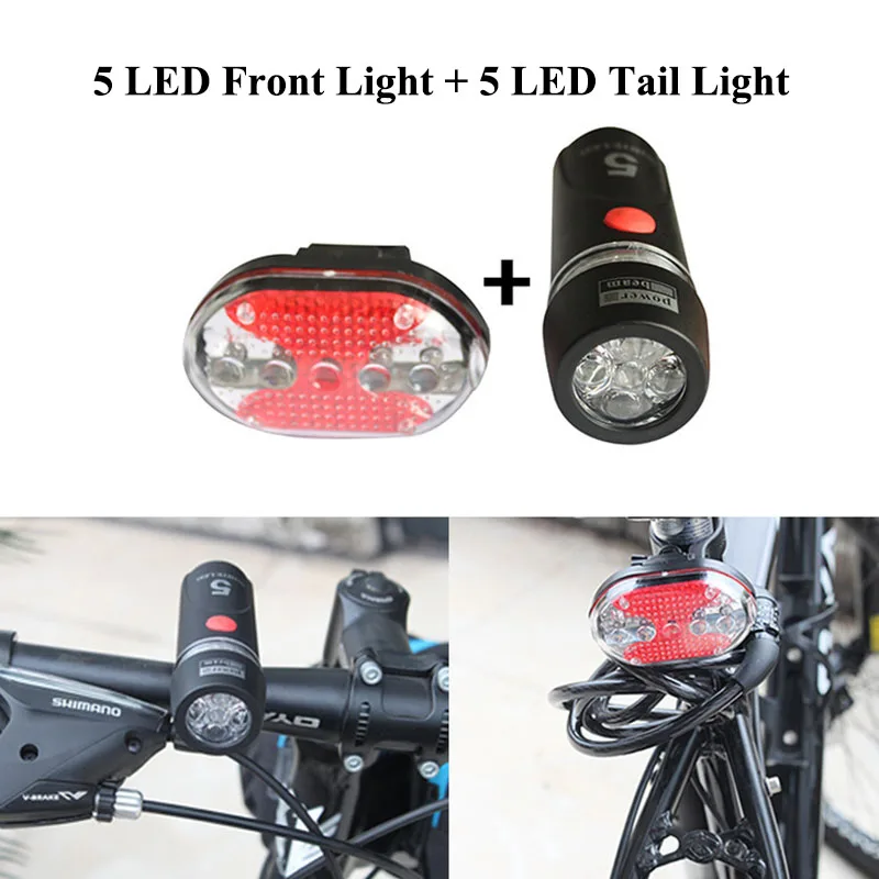Bike Light Set Super Bright LED Lights for Your Bicycle Easy to Mount