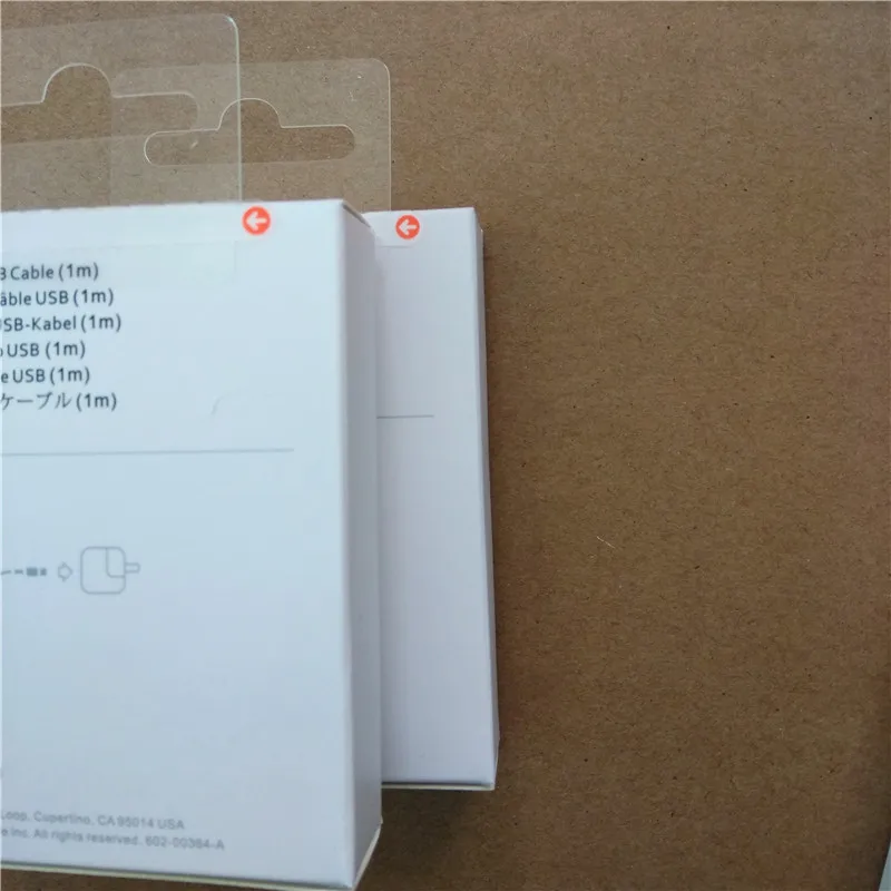 

100pcs/lot 1m/3ft Genuine Original From fox factory E75 Chip OD:3.0mm Data Charger USB Cable For iphone X 8 7 6s 6 5 With Box
