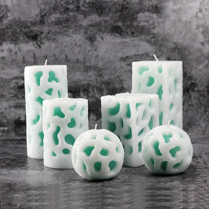 

Nicole Silicone Soap Candle Mold 3D Openwork Decoration Handmade Soap Mould