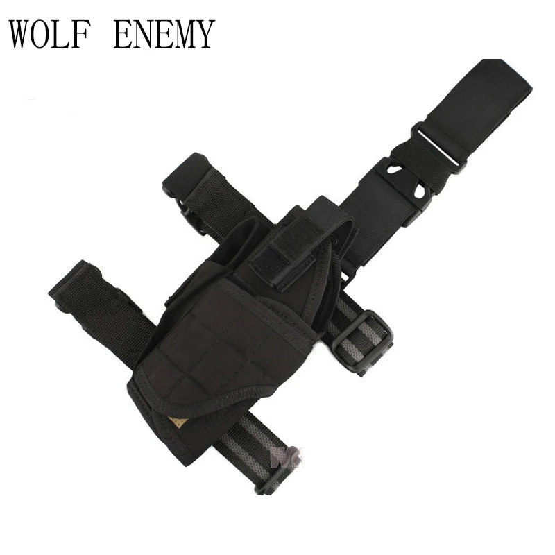 Airsoft Tactical Tornado Universal Pistol Drop Leg Holster For Left Hand Military Thigh Holster