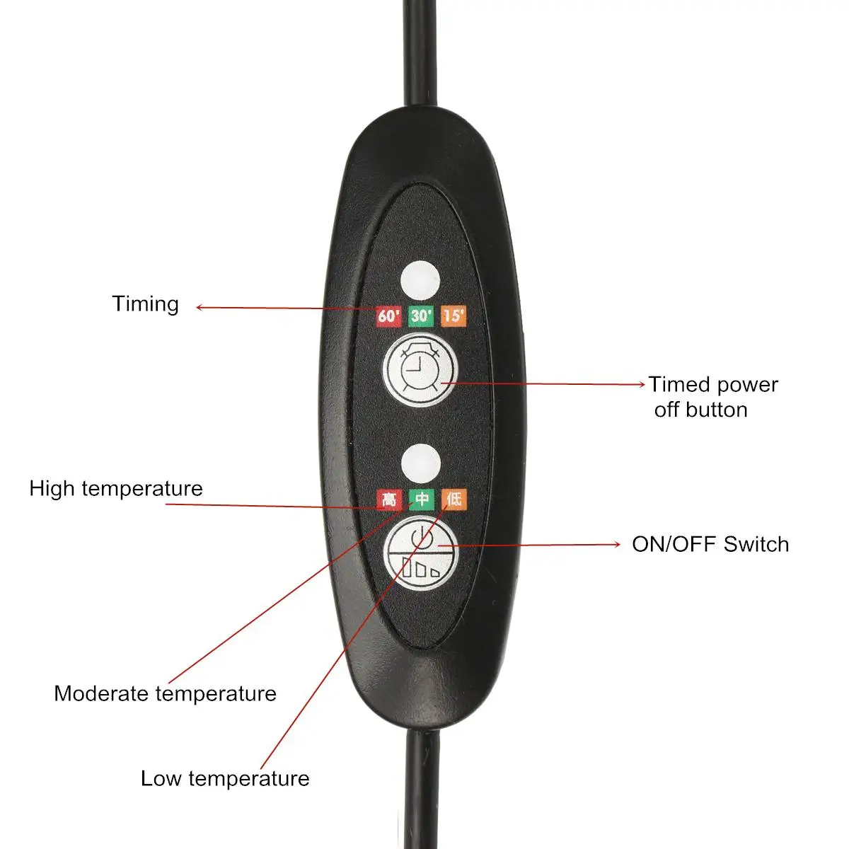 Skup 50x10 cm bawełna okrągły poduszka ortopedyczna ogrzewanie elektryczne masaż szyi ulgę w bólu poduszka podtrzymująca opieki zdrowotnej narzędzie 3 kolory