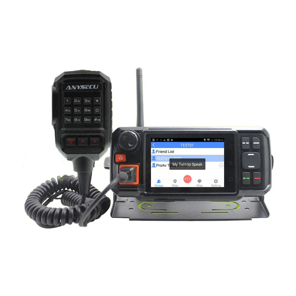 4G Android Network Transceiver GPS Walkie Talkie SOS Radio 4G-W2 plus POC mobile Radio Anysecu N60 plus Android Car Movile Radio