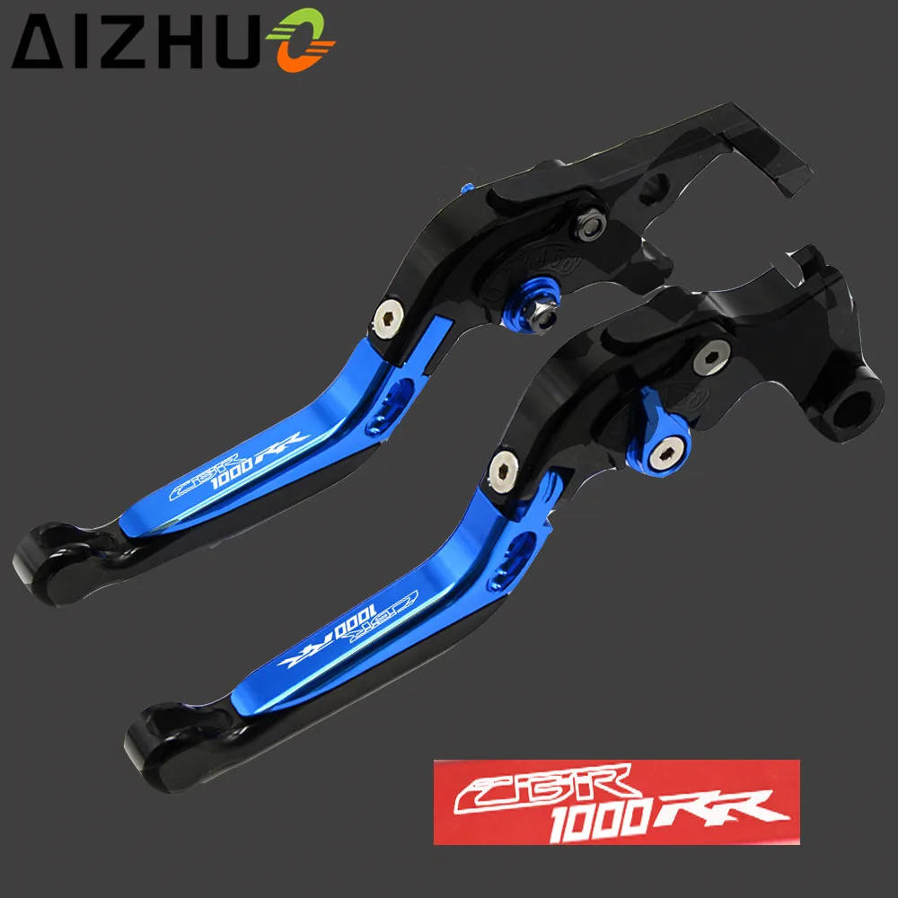 CBR1000RR LOGO Motorcycle Clutch Brake Lever CNC Aluminum Extendable Adjustable Levers For Honda CBR1000RR CBR 1000RR 2008-2016