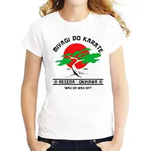 Custom Shirt Design Short Miyagi Do Karate Crew Neck Fashion 2018 Tees For Women mr big miyagi