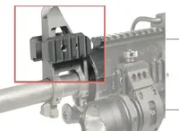 Бесплатная доставка боковой двойной Пикатинни клип крепление для. 223 передний Железный прицел - изображение