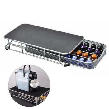 

Coffee Pod Holder Storage Drawer Coffee Capsules Organizer for 40pcs Nespresso Capsules 37.5*18.5*6.2CM