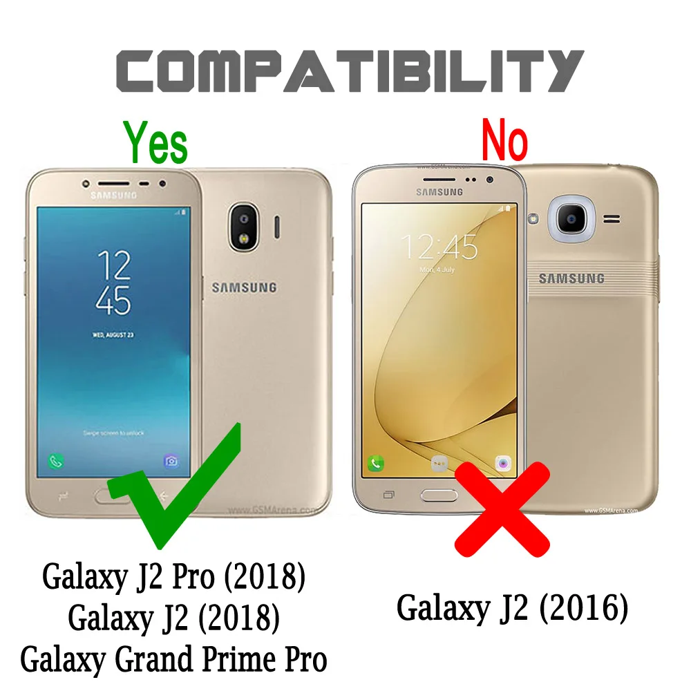 Для Samsung Galaxy J2/J2 Pro (2018)/Grade Prime Чехол SM J250 с милым рисунком Флип кожаный чехол