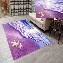 3D пейзаж Печатный ковер для гостиной спальни Противоскользящие коврики для пола модные кухонные ковры, коврики для украшения дома 80x120 см