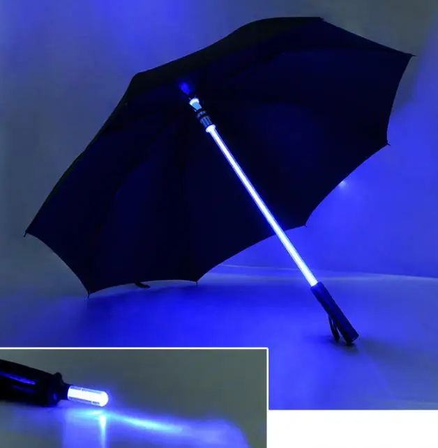 50pcs/lot Cool Blade Runner Light Saber LED Flash Light Umbrella rose