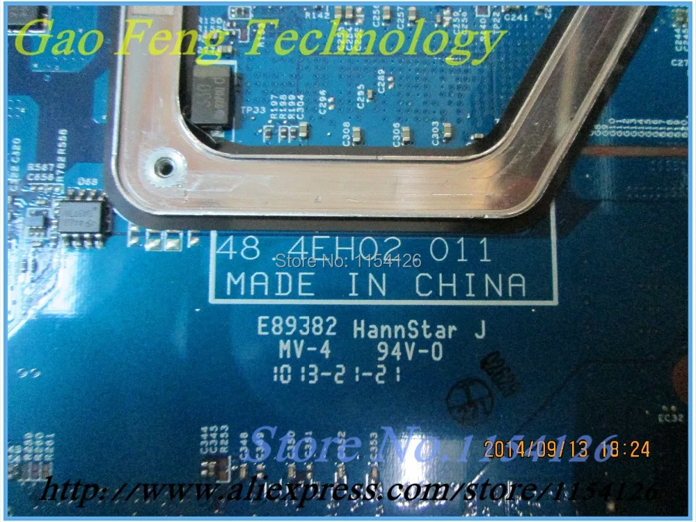 Оригинальная материнская плата для ноутбука шлюза BELL MS2300 ID59C 15 6 &quot48.4EH02. 011 DDR3