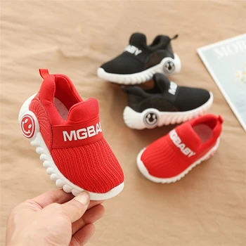 

2019 Spring&Summer Baby Girls Boys Sports Shoe Casual Shoes Soft Bottom Sneakers Non-Slip Baby Shoe Outdoor Shoes D40Z