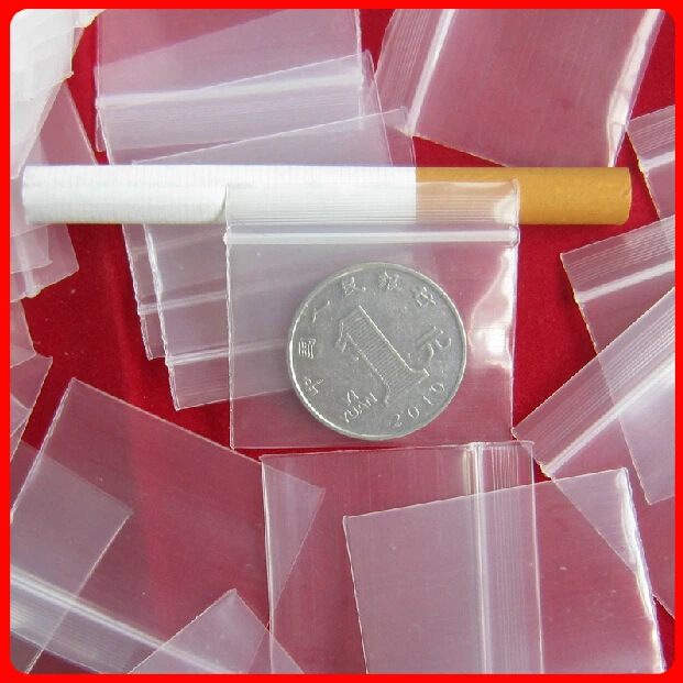 

GOOD BULK PRICE 300pcs Thick Plastic Ziplock Clear Zipper Jewelry Gift Packaging Bags 1.57"*1.5" 40 x 38mm