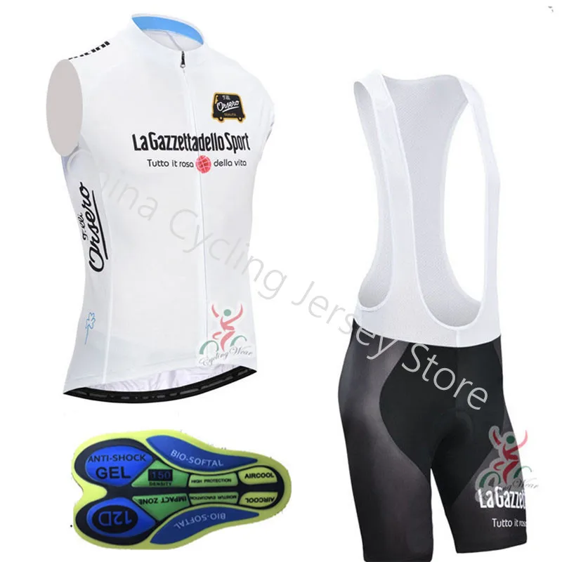 جولة دي إيطاليا للدراجات سترات أكمام تنفس الرجال صدرية الدراجات MTB سباق دراجة الجبلية الملابس روبا Ciclismo A10