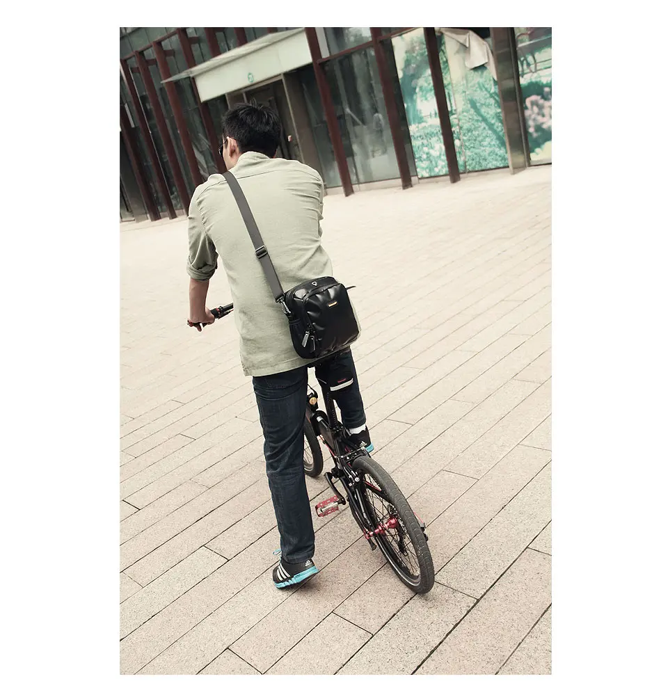 Best Rhinowalk Bicycle Handlebar Bag Road Bike Front Tube Bag Cycling Shoulder Bag MTB Waterproof Storage Pannier Bicicleta Bag Pack 15