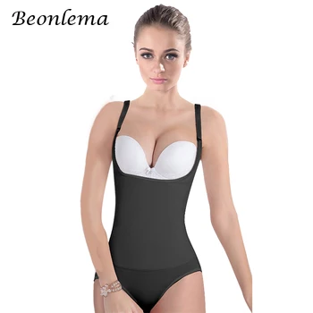 

Beonlema Body Shapers Bodysuits for Women Cinta Modeladora Waist Trainer Latex Shapewears Corset Sexy Slimming Underwear Waist