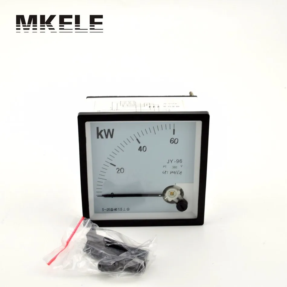 

AC 96(KW 380V) Power Watt Meter Pointer Diagnostic-tool Wattmeter Electric Instrument Test Equipment panel meter 96*96mm China