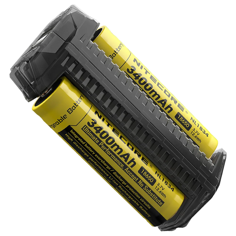 Лидер продаж зарядное устройство NITECORE F2 с USB 2 аккумулятора 18650 гибкий внешний