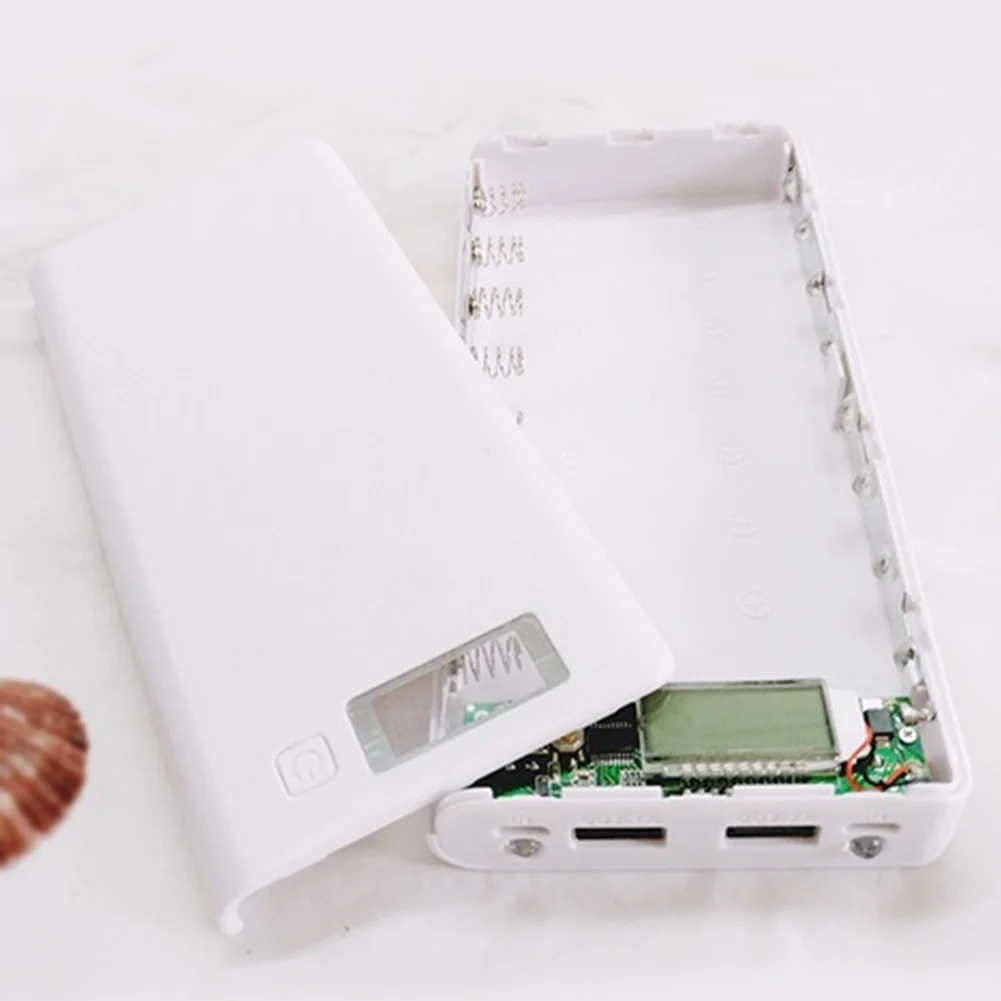 Планшет Зарядное устройство Мобильная лампа Пластик зарядки Dual USB переносной ЖК