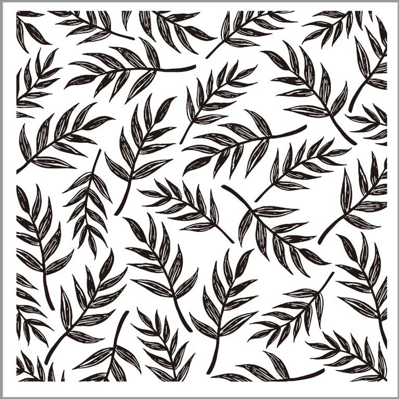 

KLJUYP Leaf Background Clear Stamps Scrapbook Paper Craft Clear stamp scrapbooking 900