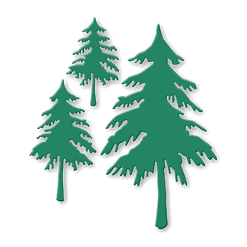 

Fir Trees Die Set Metal Cutting Dies Stencils For DIY Scrapbooking Album Card Decoration Embossing Folder Die Cutter Template