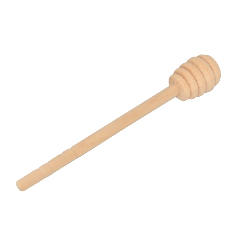 10Pcs Wooden Honey Jam Stick Wood Spoon Stir Bar for Mixing Splash Beekeeping Tool 14cm Bee Equipment Wholesale