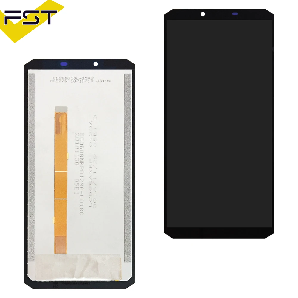 Черный 6 0 дюймовый ЖК дисплей для Oukitel WP2 дигитайзер сенсорного экрана в сборе