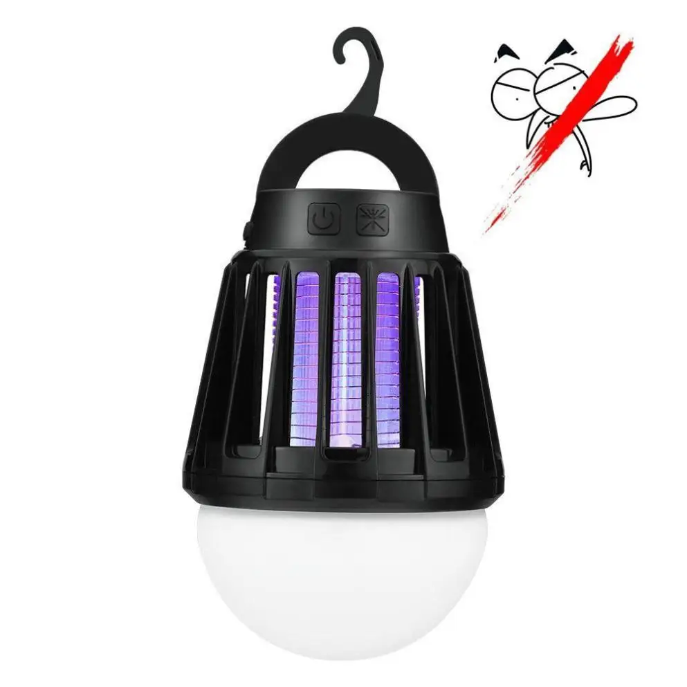 Home Bathroom Mosquito Killer Camping Lantern Electric Fly Bug Insect