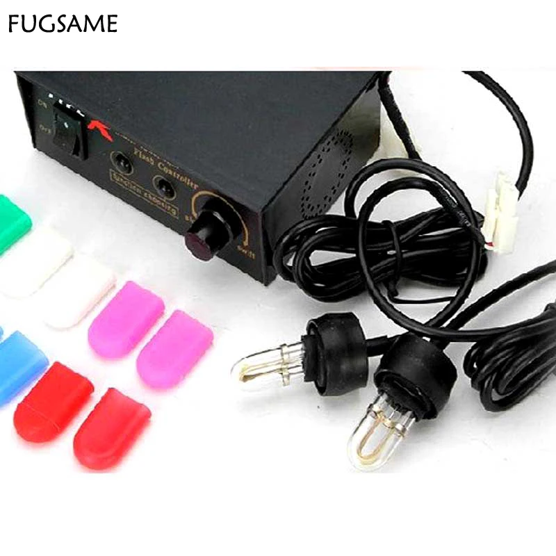 

FUGSAME U Bulbs Flashing Lamp Strobe lights Kit Fire Lightbar Light Head Car Truck light lamps 2 LED White color