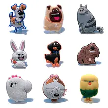 1 шт. Домашние животные Max Duke Snowball ПВХ обувь амулеты аксессуары для обуви обувь украшения для Croc jibz Детские вечерние X-mas подарок подходит для полос