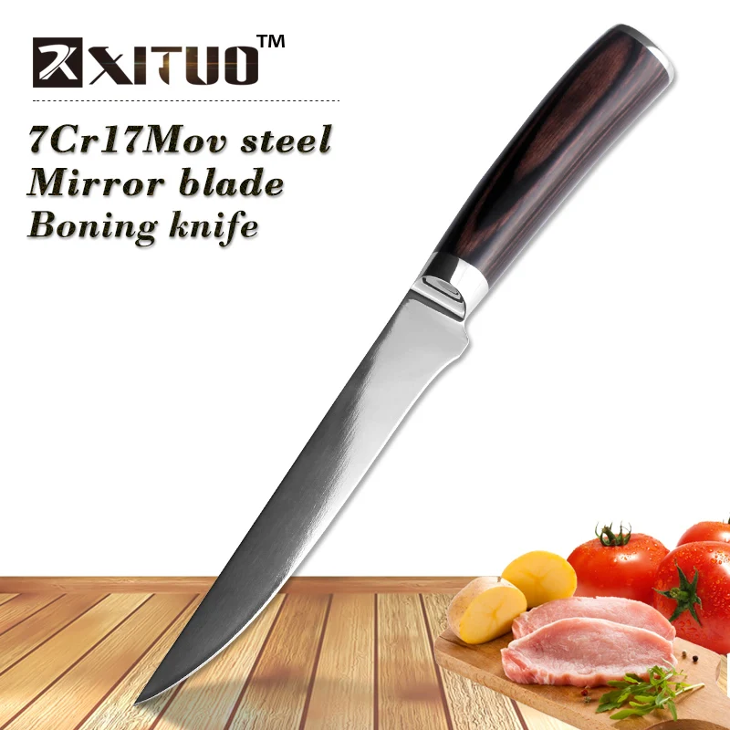 XITUO 6"inch kitchen knife Sharp stainless steel fish boning knife