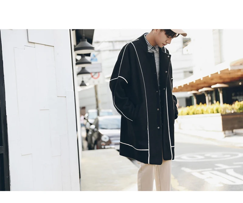 Warm Male Trench Coat Wool Liner Long Thick Fleece Jacket Men Fur Inside Parka Winter Jackets  (27)
