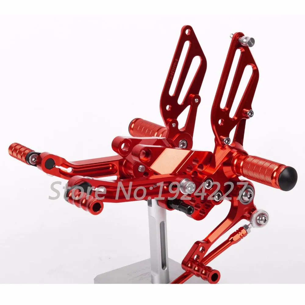 For Ducati 999 949 749 748 916 996 998 CNC Adjustable Rearsets Rear Set Motorcycle Footrest Moto Pedal 8 Color Foot Pegs