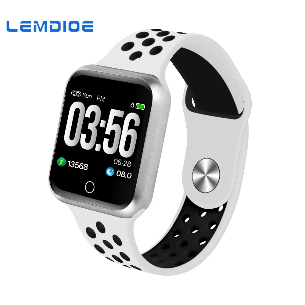 LEMDIOE Smart Watch Men Women Multiple Sport Modes Bluetooth IP67 Waterproof Heart Rate Monitor Blood Pressure Smartwatch