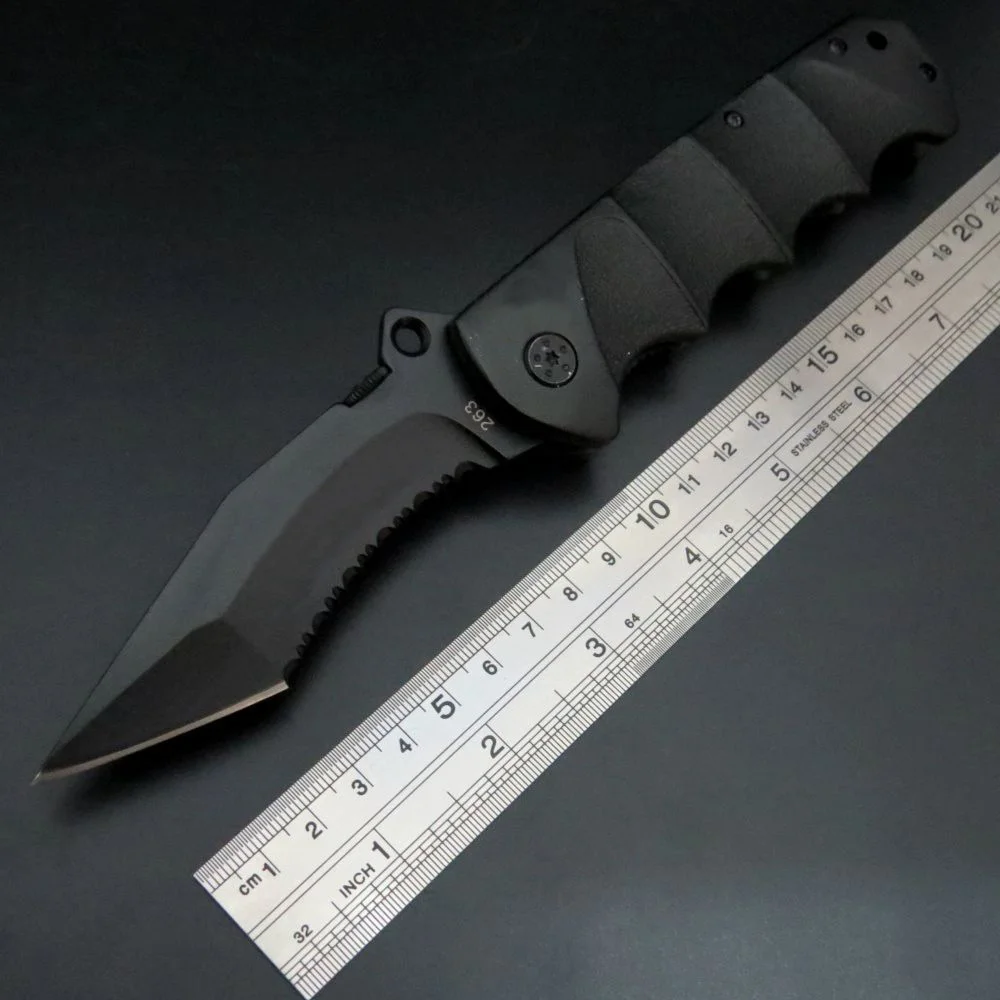 EFE Camping Folding Knife Pocket Hunting Tactical Diving Knife Survival