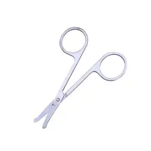 WINOMO безопасные ножницы из нержавеющей стали для стрижки волос в носу, ножницы для бровей