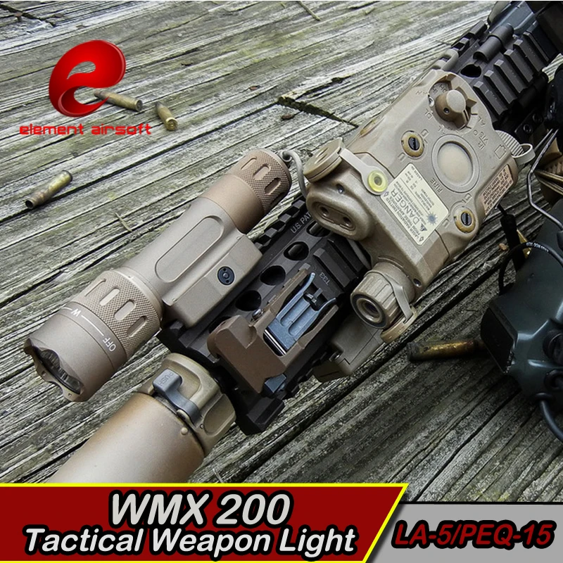 Airsoft Lanterna Tático Peq 15 Wmx200 Softair Arma Wapens Waffen ir Rifle Ex418 Led Luz 9 Cheap Luzes de armas