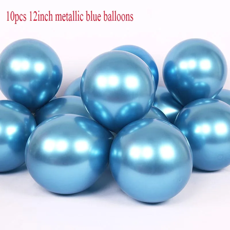 12 дюймов металлические светящиеся синие латексные шары, гелий темно синий шар для свадьбы День рождения украшения детский душ S2YN - Цвет: Оливковый