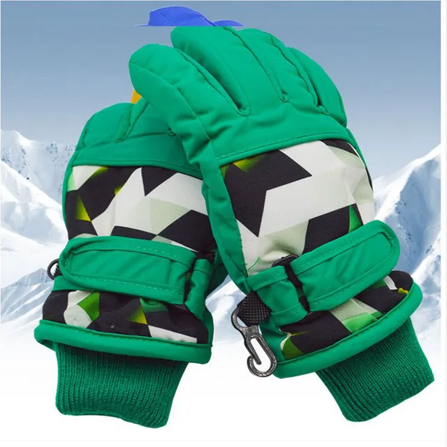 2 4 Years Baby Gloves Thicken Windproof Waterproof Winter Boys Girls