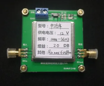 

1MHz-3000MHz 20dB Gain Low Noise Broadband RF Amplifier Signal Receiver LAN