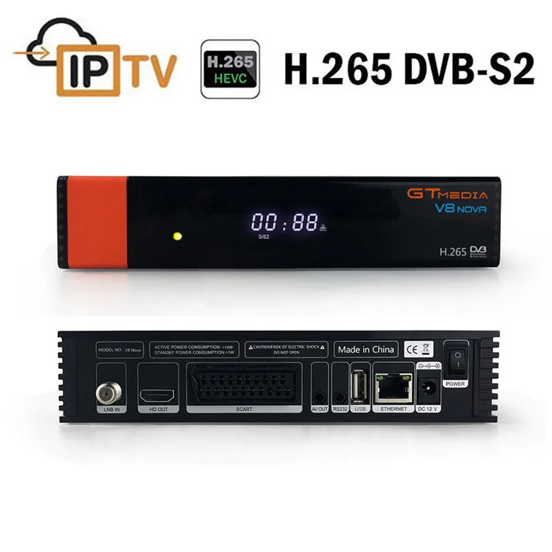 1 комплект спутниковый ТВ приемник Gtmedia V8 Nova HD 1080P DVB S2 декодер встроенный WIFI